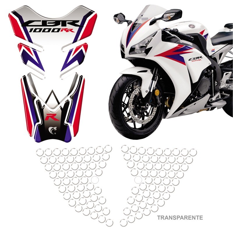 Protetor De Tanque Honda Cbr 1000 R E Protetor Lateral bolinha