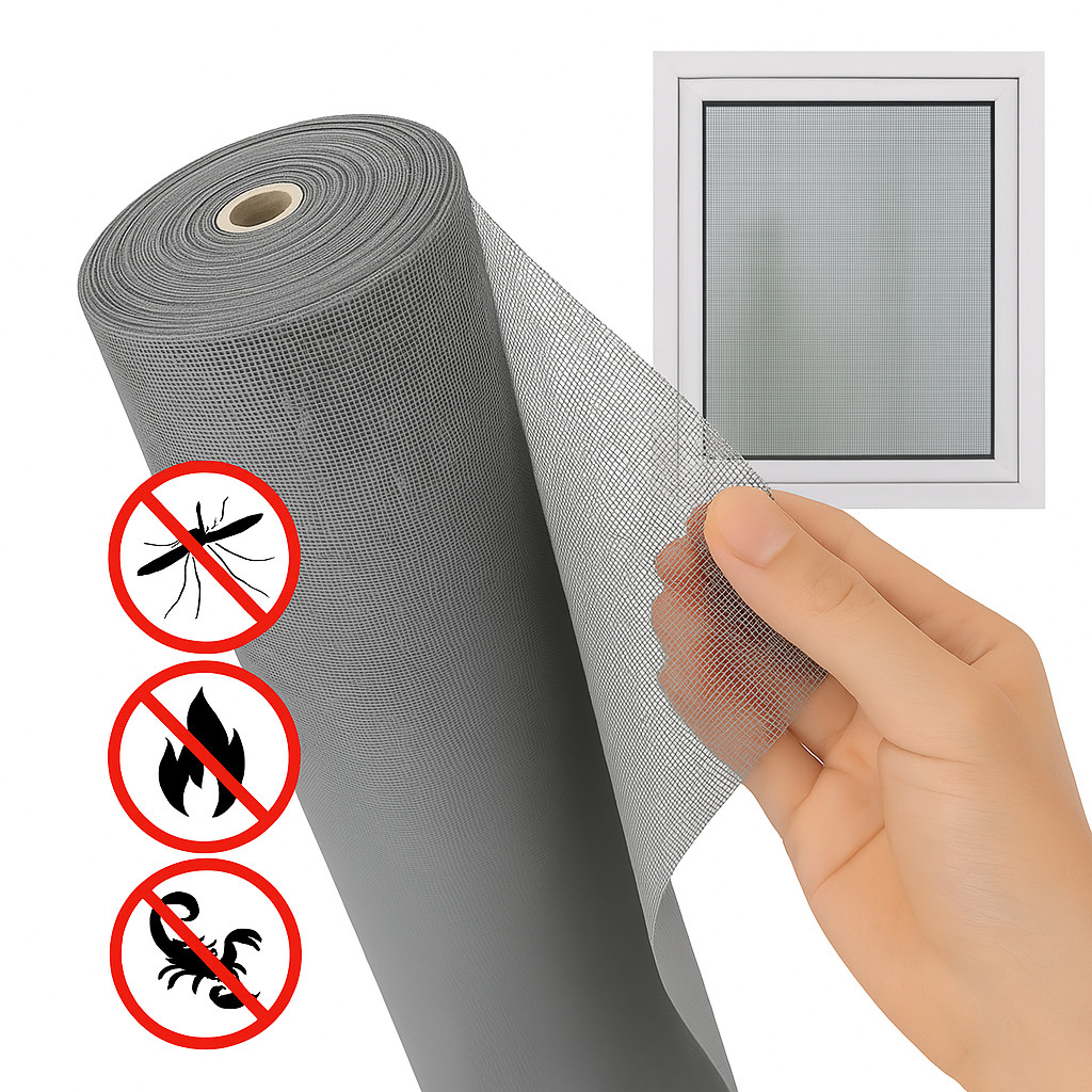 Tela Mosquiteira 1,5x10m Fibra Vidro Para Janela e Porta em Oferta na Shopee