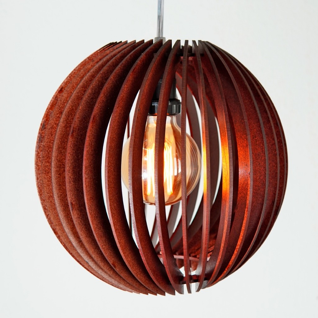 Luminária de Teto Globo Rústica Pendente Decoração Casa Sala Quarto Cozinha Varanda Área Gourmet