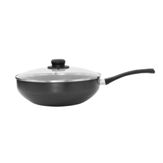 Frigideira Wok Gourmet 24cm com Tampa de Vidro – 3,1L Multiflon em Oferta na Shopee