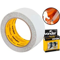 Fita Adesiva Antiderrapante P/ Escadas Garagem Pisos Rolo Tipo Lixa Transparente 50mm x 5m