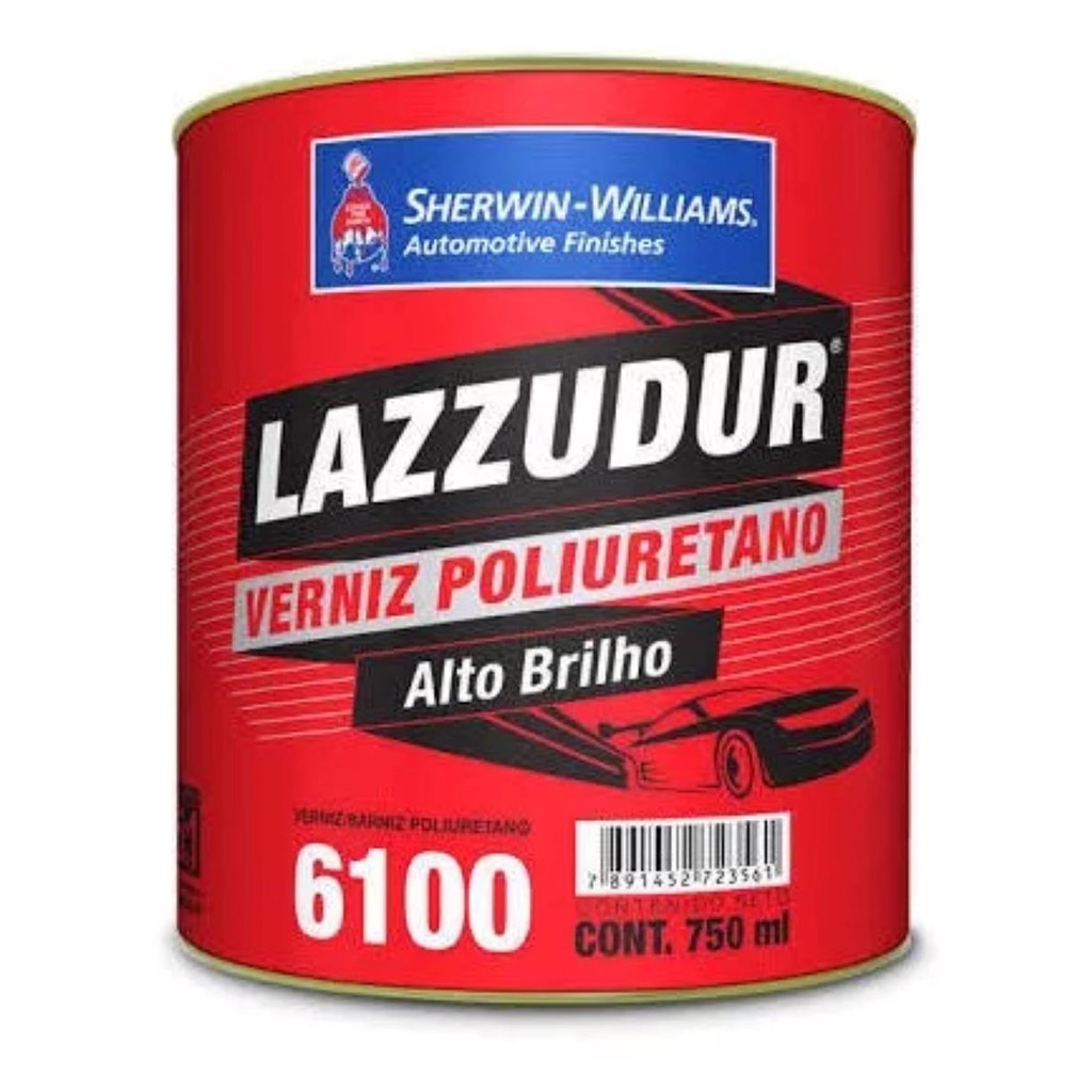Verniz Automotivo Pu C/ Catalisador 6100 Lazzuril Sw