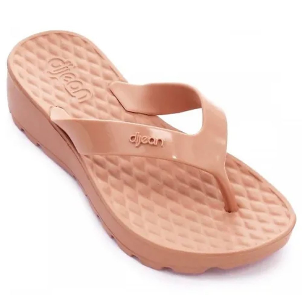 Tamanco Anabela Dijean Feminino Anatômico 282/058 - Nude em Oferta na Shopee