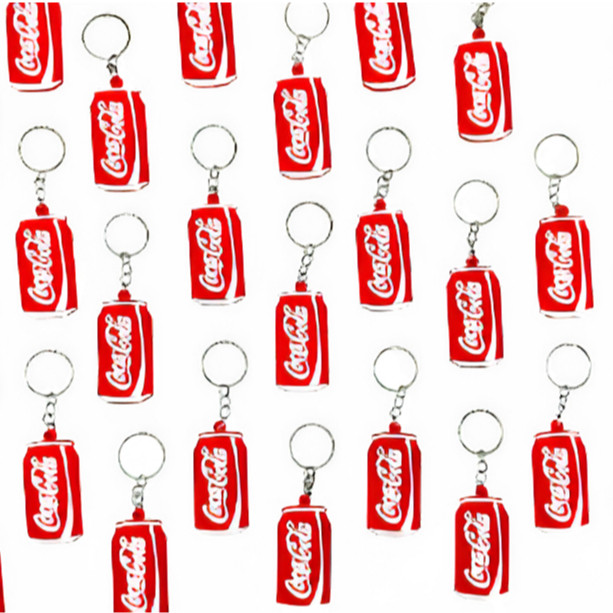 Chaveiro Coca Cola Emborrachado 10un Festa Lembrancinha