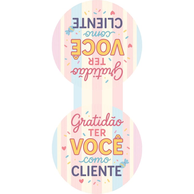 120 Adesivos Lacre Fecha Sacola 3x6cm – Gratidão por Ser Nosso Cliente – Embalagem Charmosa - Doce em Oferta na Shopee