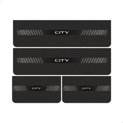 Soleira Da Porta Para City Hatch Sedan 2025 Fibra De Carbono