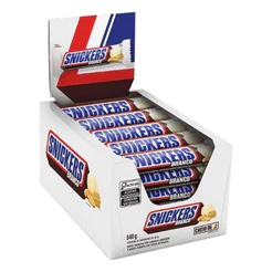 Display Chocolate Snickers Branco com 20 unidades 42g