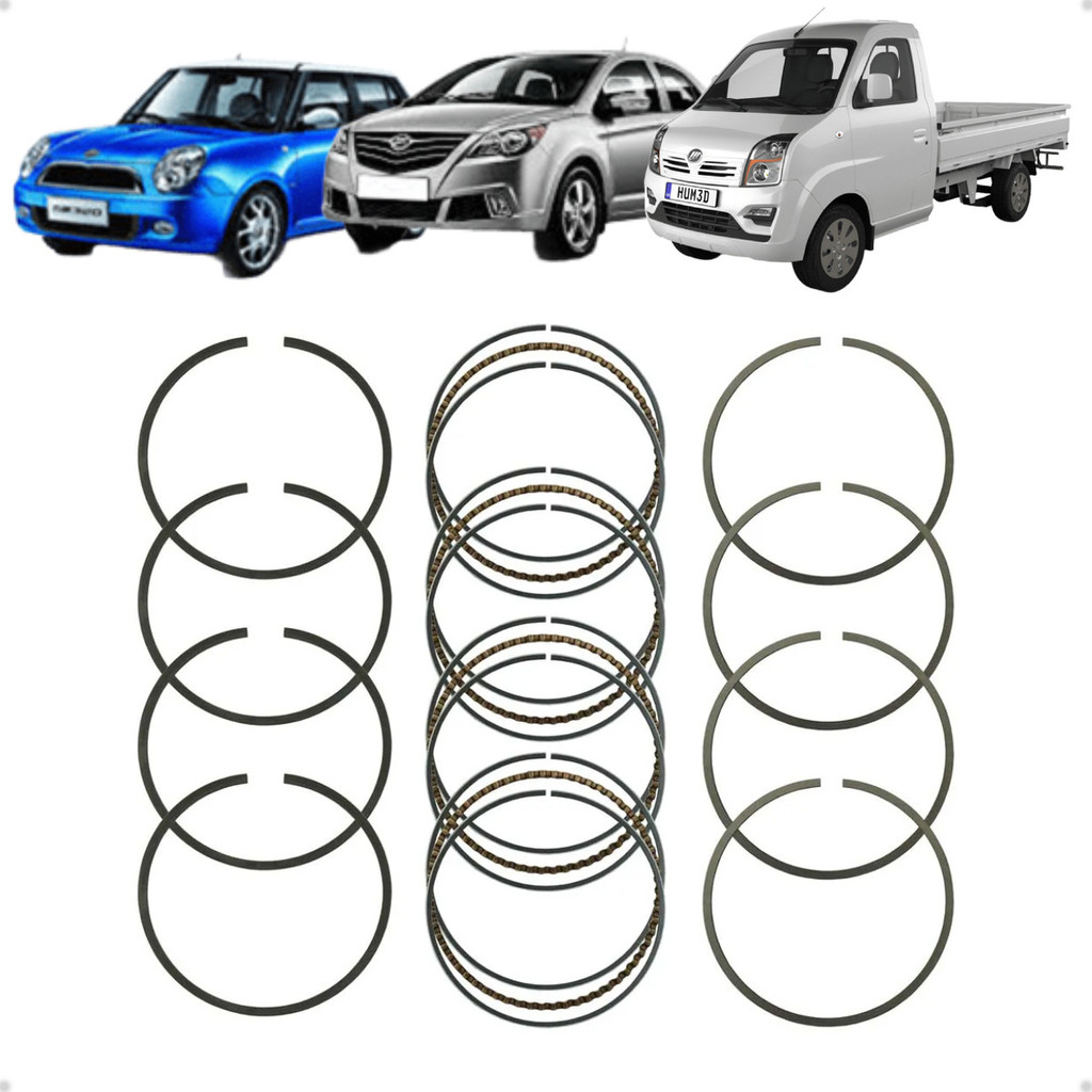 Jogo Anel De Pistão (std) Lifan 530 2014/ 2015/ 2016 em Oferta na Shopee