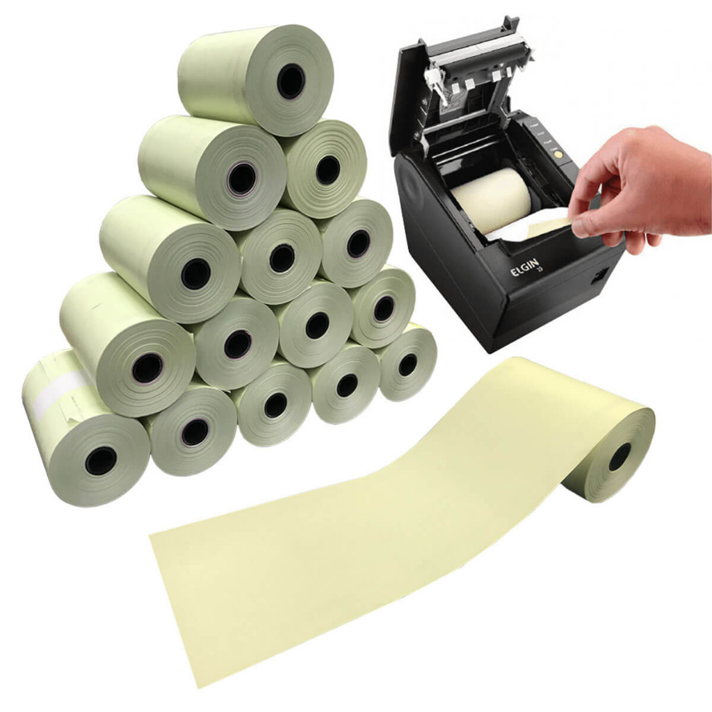 Bobina Térmica 80x30 Pdv Cupom Fiscal Cx 10 Unidades em Oferta na Shopee