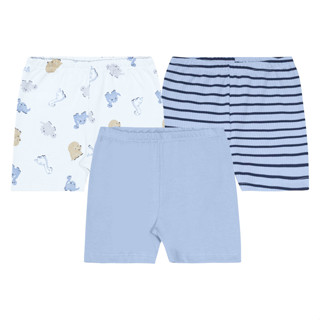 Kit Short Bebê Kiko Baby Suedine Estampa E Bordado - 3 Peças em Oferta na Shopee