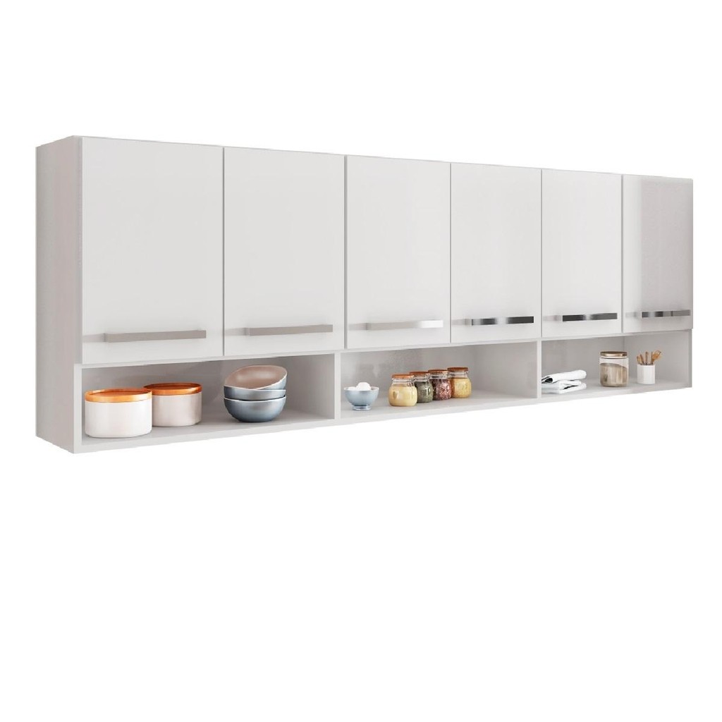 Armário de Cozinha Aéreo 6 Portas: Onde Comprar | BuscaProdutos
