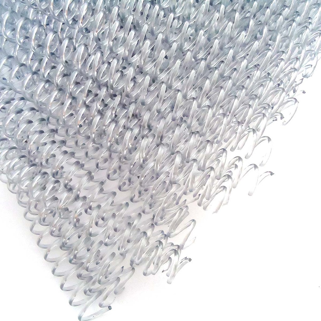 Espiral Para Encadernação de Plástico 7mm incolor Para 25 fls C/100 em Oferta na Shopee