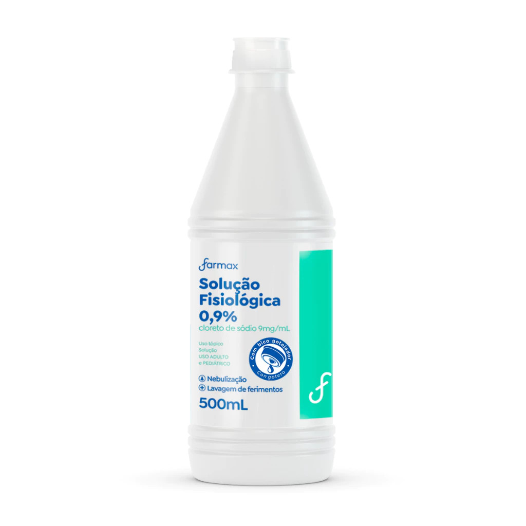 KIT 2 Soros Fisiológico Sorimax Farmax 500ml