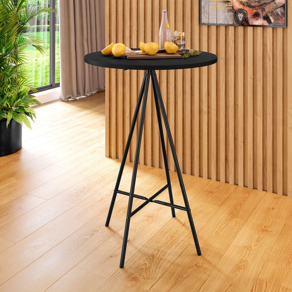Mesa Bistrô Milão Preto - Art Panta - Home & Living