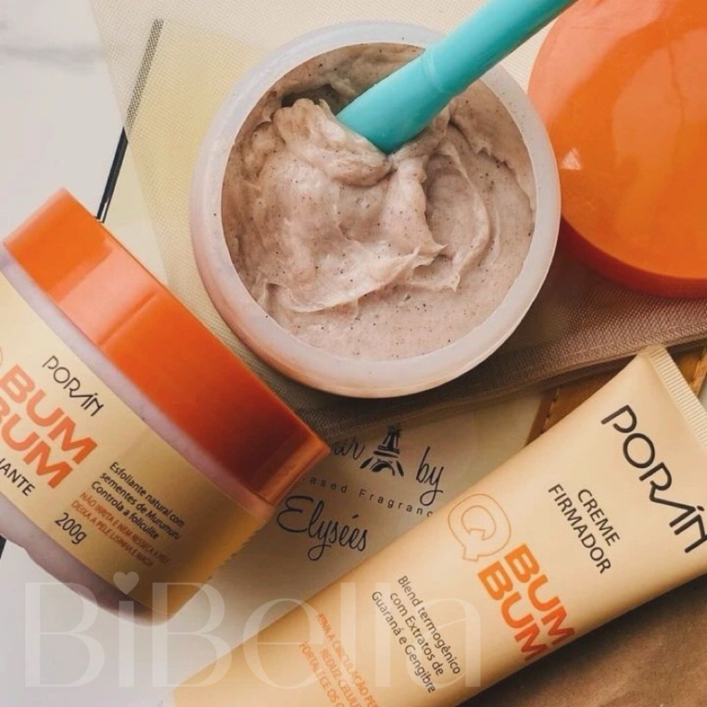 Combo Bumbum Lisinho Esfoliante Natural com Sementes + Creme Termogênico Firmador On Sale em Oferta na Shopee