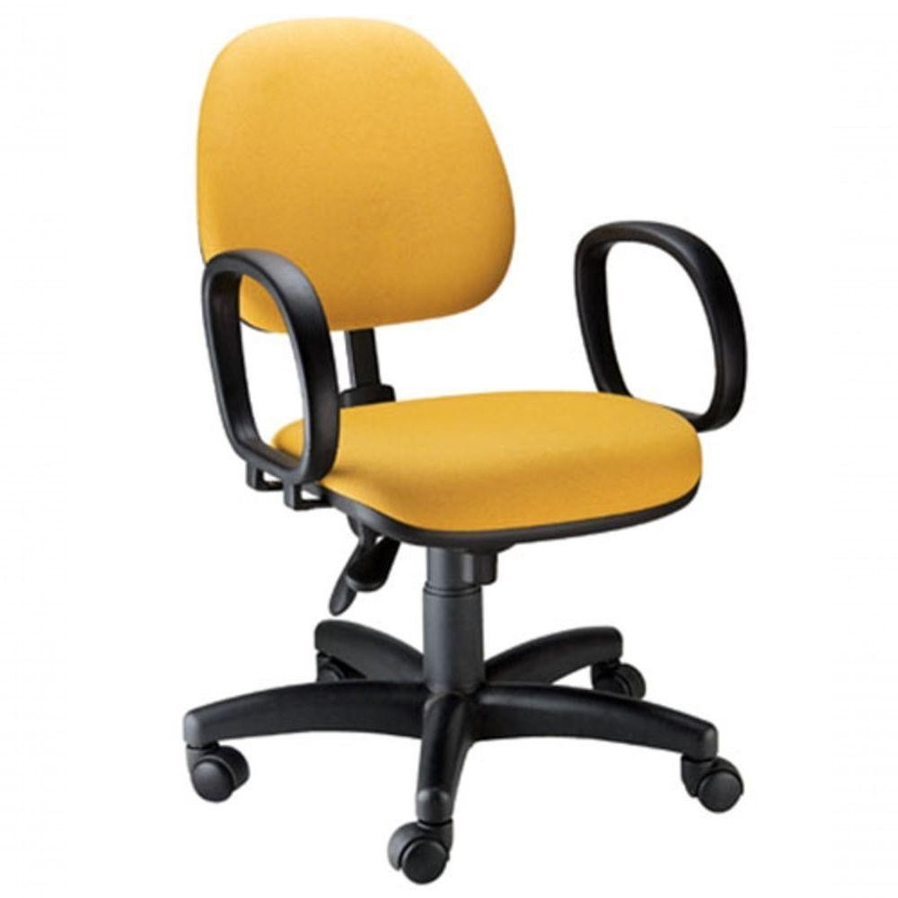 Cadeira Gerente Com Back System Linha Confort Plus Amarelo