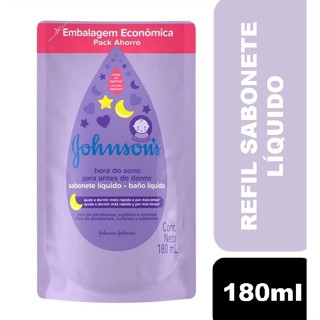 Sabonete Líquido Johnson's Baby Hora do Sono Refil 180ml em Oferta na Shopee