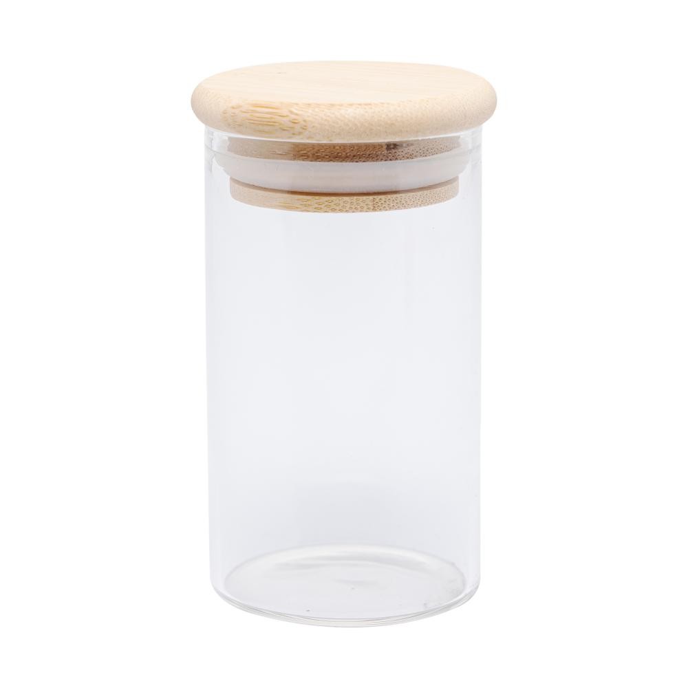 Porta Mantimento Wolff de Vidro com Tampa de Bambu 800ml em Oferta na Shopee