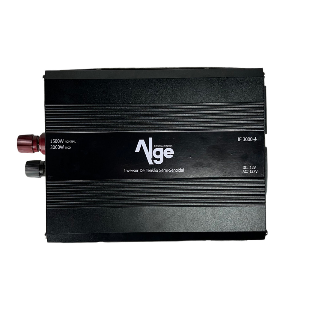 Inversor De Tensão Proteção 3000w Pico 12/127v 1500w Nominal