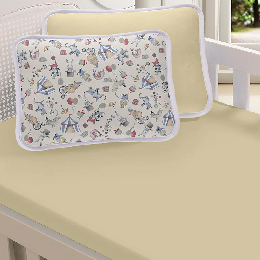 Jogo Lençol Berço Americano Sul Brasil Estampa Circo 2 Peças em Oferta na Shopee