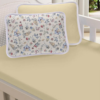 Jogo Lençol Berço Americano Sul Brasil Estampa Circo 2 Peças em Oferta na Shopee