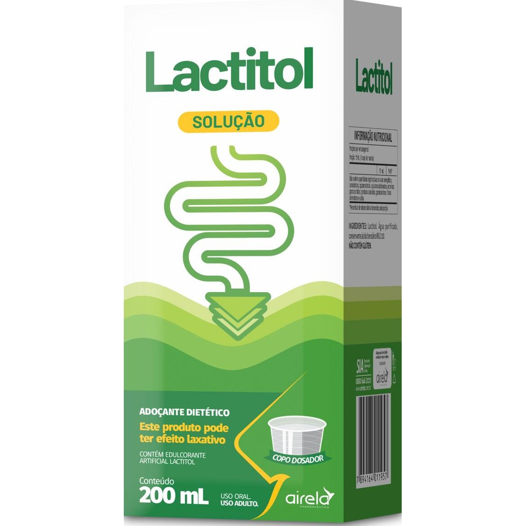 Lactitol Solução Oral 200ml - Airela