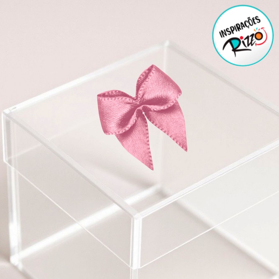 Lacinho de Fita de Cetim Rosa Bebe 10mm - 2,5cm - Cor 310 - 50 unidades - Progresso - Rizzo em Oferta na Shopee