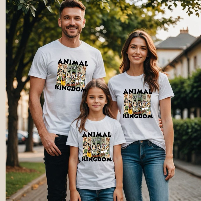 Camiseta T-shirt Unissex Mickey e sua Turma Safari Viagem Orlando Disney Animal Kingdom Blusa Infantil Adulto Plus Size em Oferta na Shopee