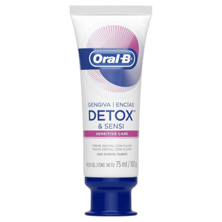 Creme Dental Oral-B Gengiva Detox Sensitive Care 102g em Oferta na Shopee