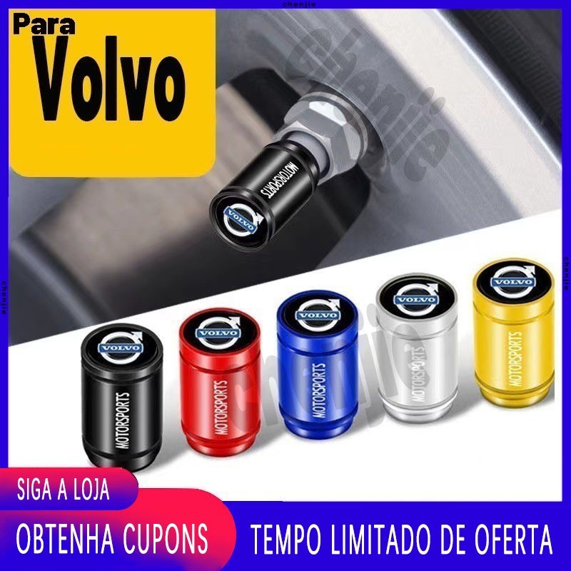 Alta Qualidade Para Volvo 4 Peças Tampa Da Válvula Do Pneu Roda/Tampas/Bicicleta Carro Elétrico Motocicleta Caminhão De 