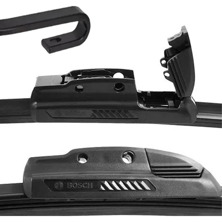 2 Palheta Limpardor Parabrisa Dianteiras Bosch + 1 Traseira Vetor Hb20 2013 2014 2015 2016 2017 2018