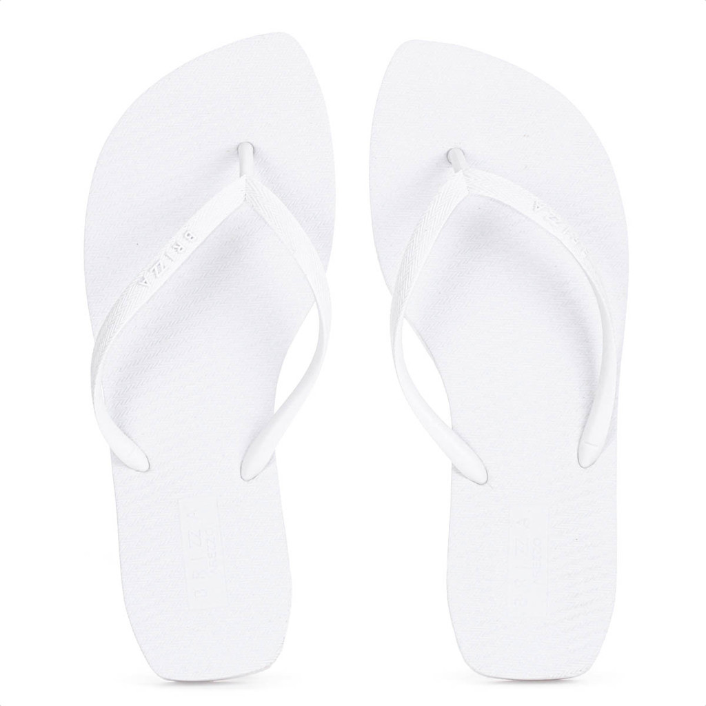 Chinelo Brizza Arezzo Flash Basics Branco - Feminino em Oferta na Shopee