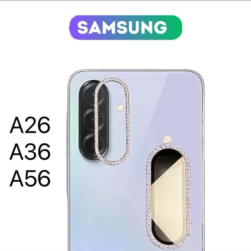 Kit Película Lente Câmera Brilho brilhante Diamante Para Samsung Galaxy A26 A36 A56 em Oferta na Shopee