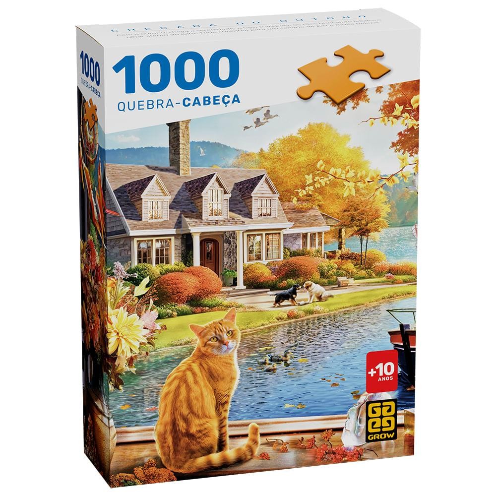 Quebra-cabeça 1000 peças Chegada Do Outono em Oferta na Shopee