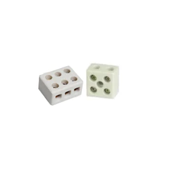 Conector de Porcelana Foxlux 10mm 50Un | resistência térmica, condução segura