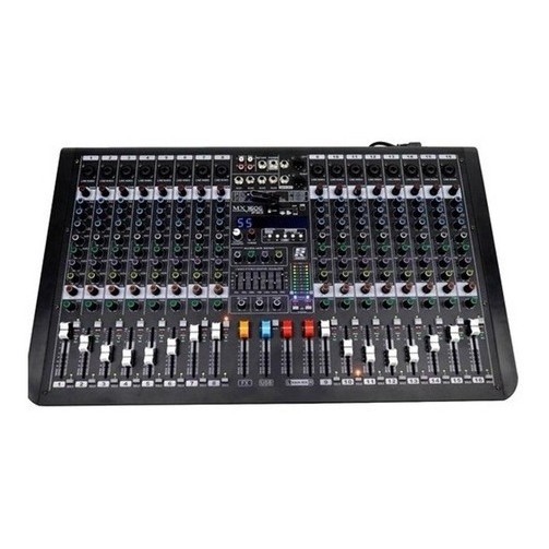 Mesa De Som Staner Mx 16.06 Fx-r 16 Canais Misturador Audio