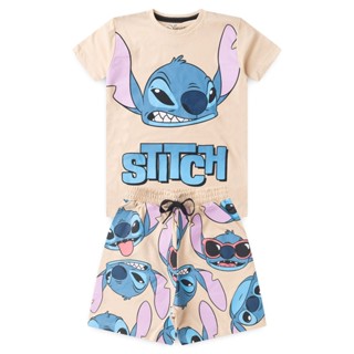 Conjunto Infantil Masculino Bermuda e Camiseta Stitch em Oferta na Shopee