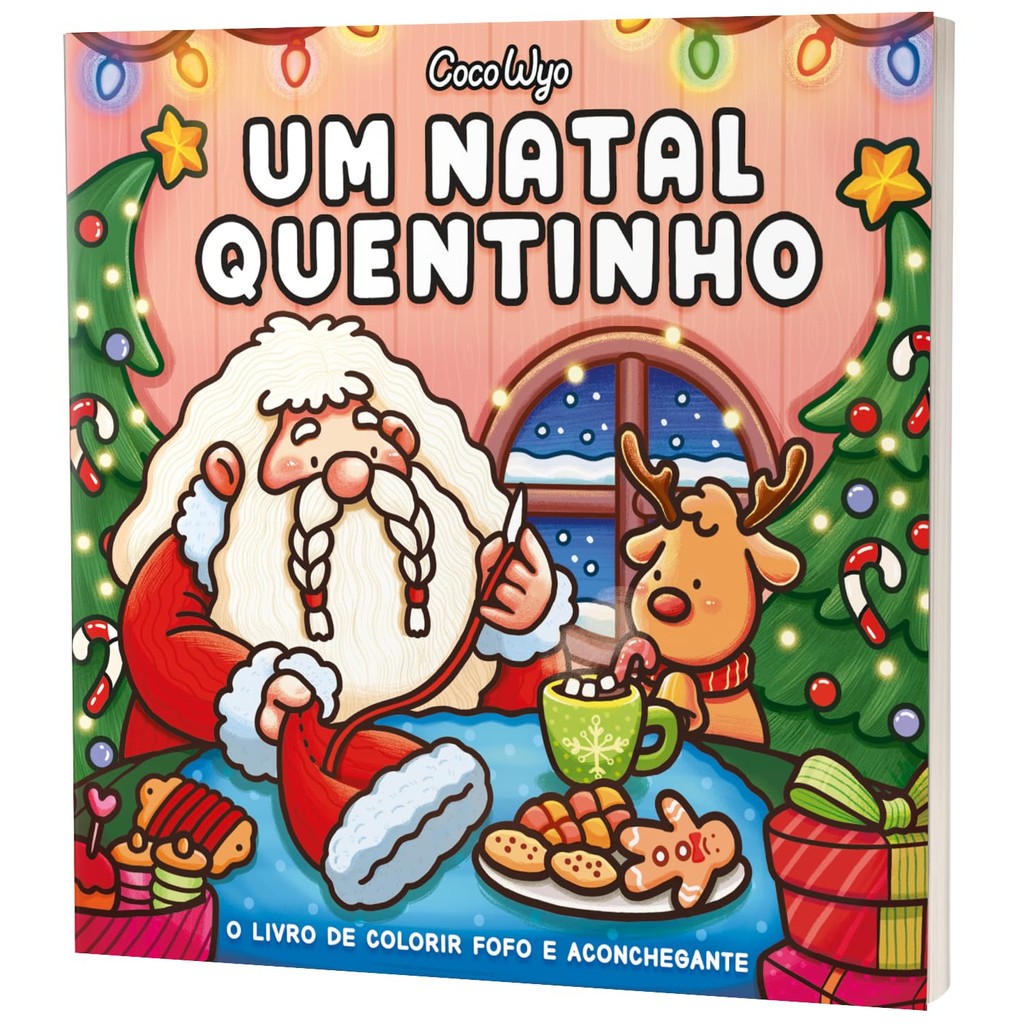 Um Natal quentinho | Cozy Christmas | livro de colorir Coco Wyo - Books & Magazines