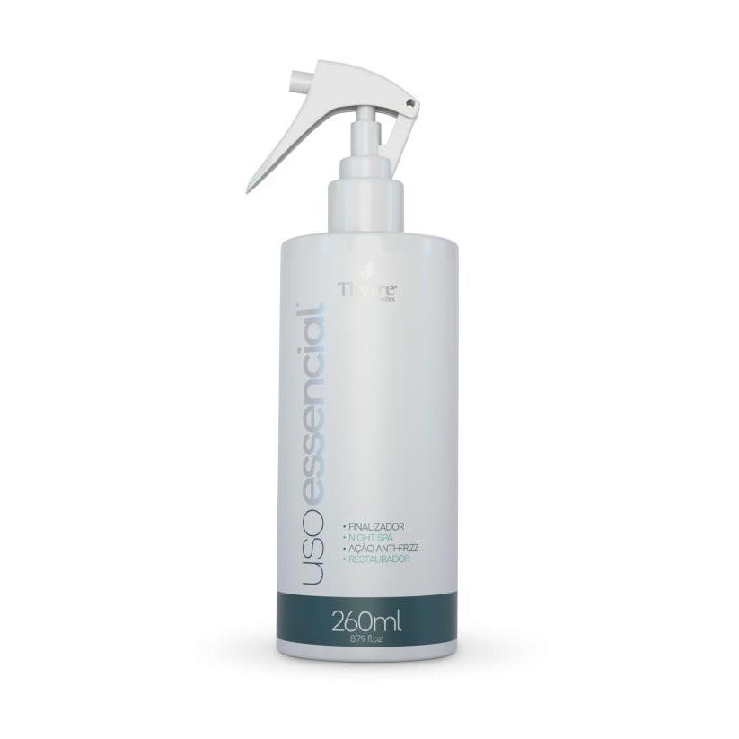 Leave-In Uso Essencial 260ml Reparador De Pontas & Protetor Térmico Capilar Thyrre Cosméticos