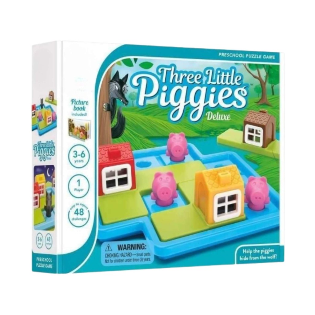 Brinquedo Infantil Desafio IQ Três Porquinhos Nettoy - 40067 em Oferta na Shopee