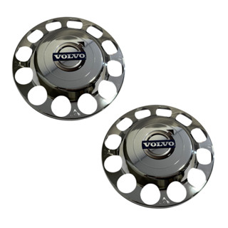 Par Sobre Tampa Cromada Cubo Volvo Com Emblema em Oferta na Shopee
