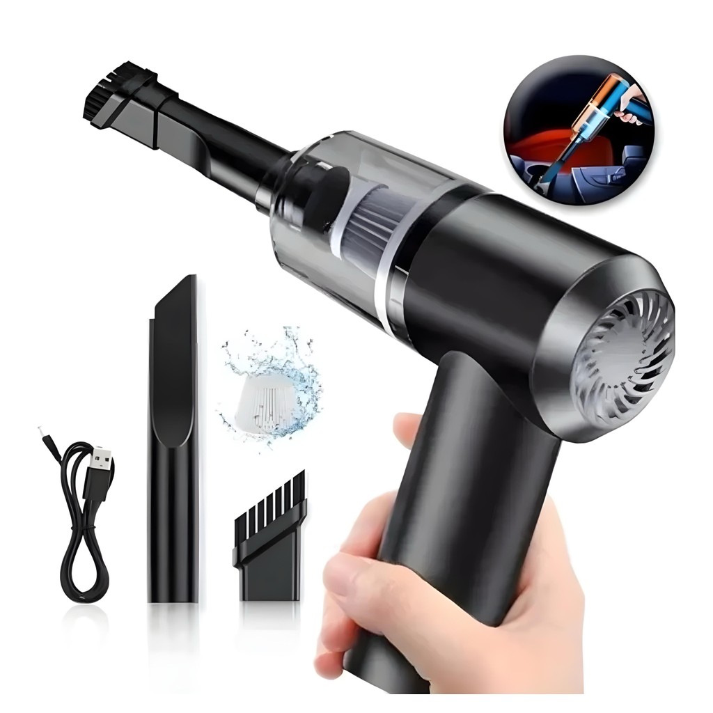 Aspirador De Pó Automotivo Recarregável Portátil B-Max BM-F923