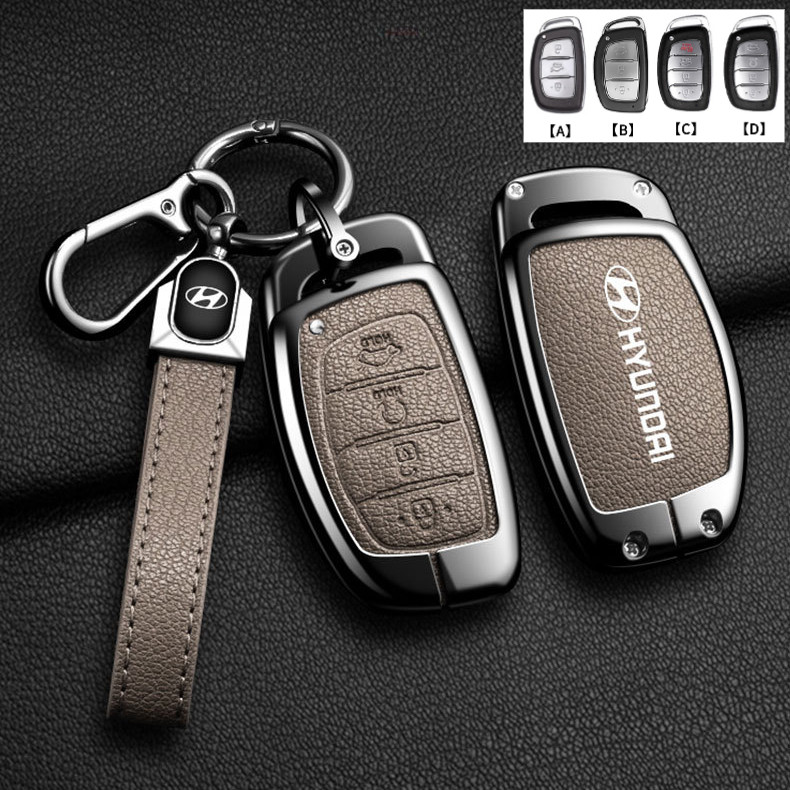 Capa Para Chave De Carro , Hyundai Tucson Santa Fe Rena Sonata Elantra Creta Ix35 Ix45 I10 I30 I40 , Porta-Chaves , Aces