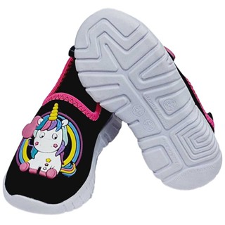 Tenis Infantil Menina Tênis Meia Feminino Calce Fácil Sem Cadarço Tecido Escolar Ref. 01/042 em Oferta na Shopee