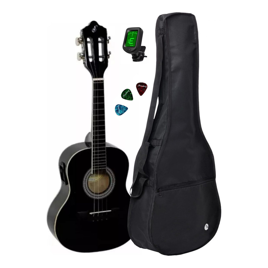 Cavaquinho Giannini Elétrico Cs-14 Ep Bk + Capa E Acessórios em Oferta na Shopee