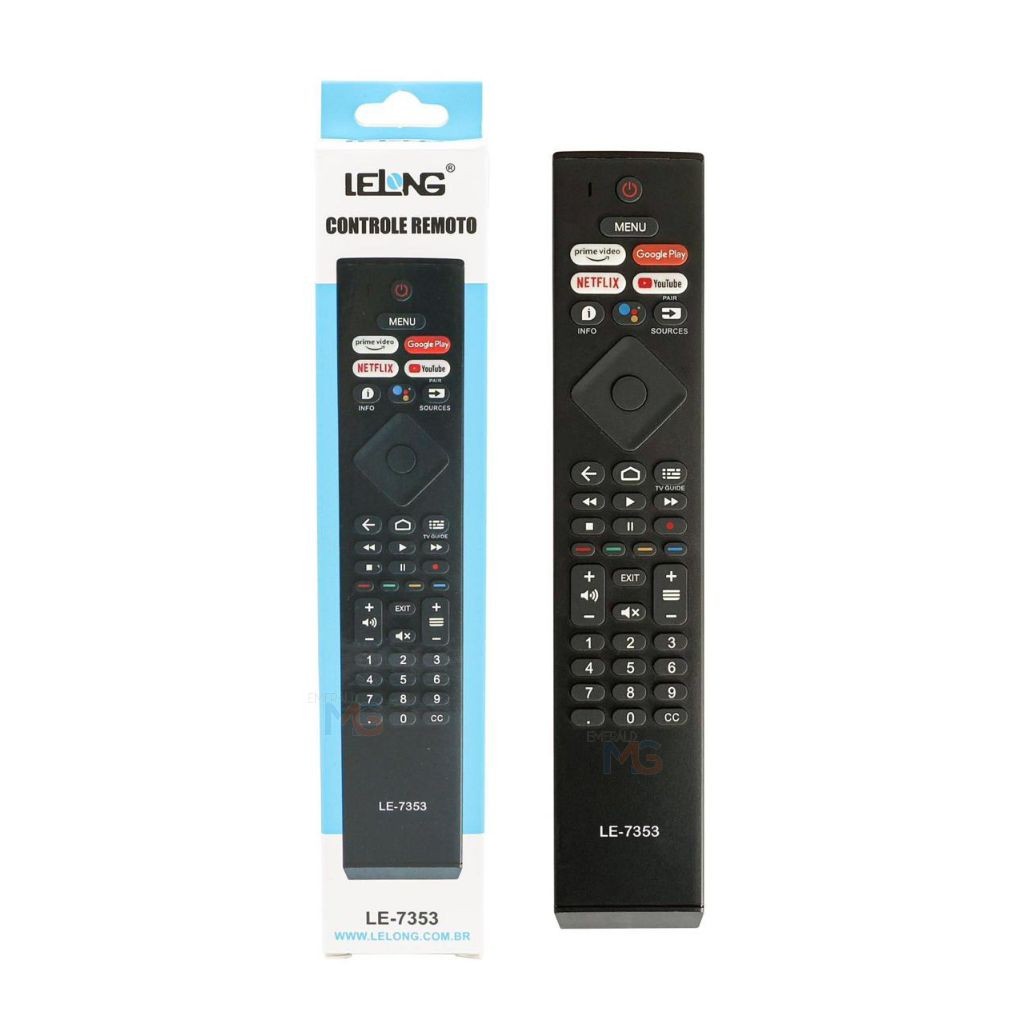 Controle Remoto Compatível Com Tv Philips Smart Uhd 4k Led 50pug7406 50pug7019