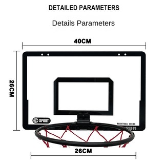 Novo quadro de basquete infantil transparente dobrável, suporte para cesta de basquete, tabela de basquete, brinquedo