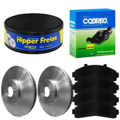 Kit Pastilha Disco Dianteiro Ventilado Ranger 4X4 98 a 2011