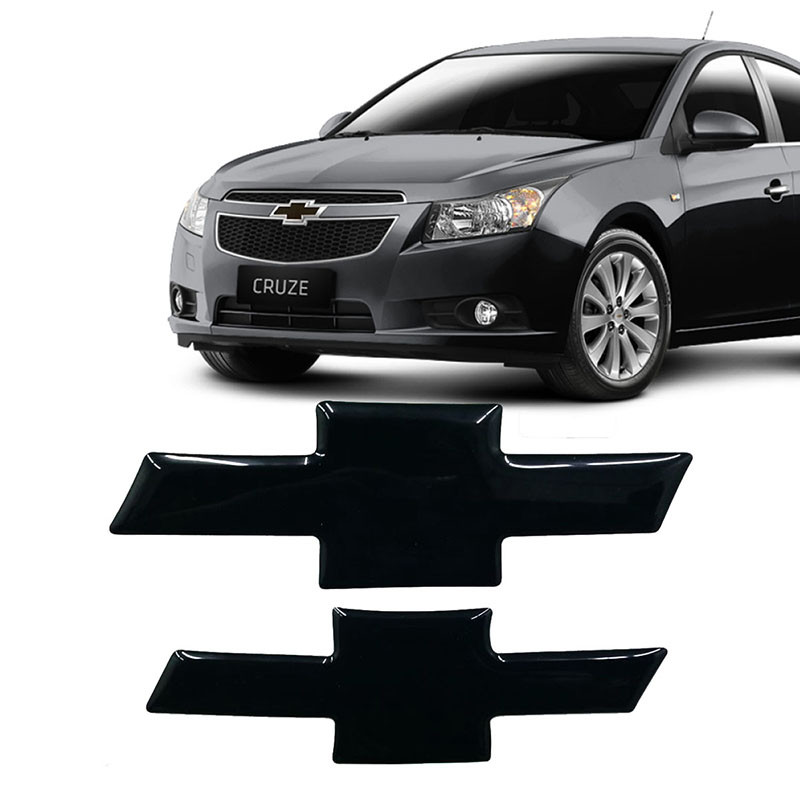 Gravata Adesiva Resinada Cruze Hatch 2015 a 2016 Black Piano