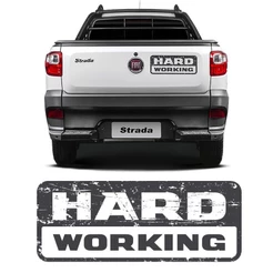 Emblema Strada Hard Working 2018/2019 Adesivo Modelo Original